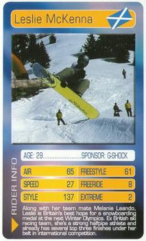 2003 Top Trumps Limited Edition Snowboarders #NNO Leslie McKenna Front
